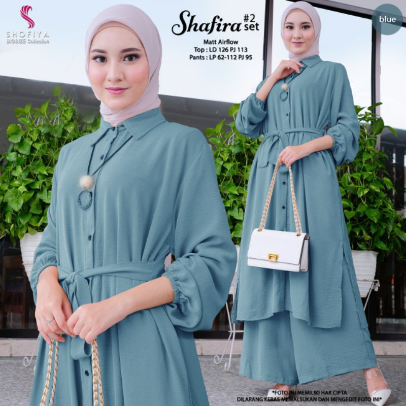 SHAFIRA #2 SET TUNIK JUMBO ORI SHOFIYA BIG SIZE