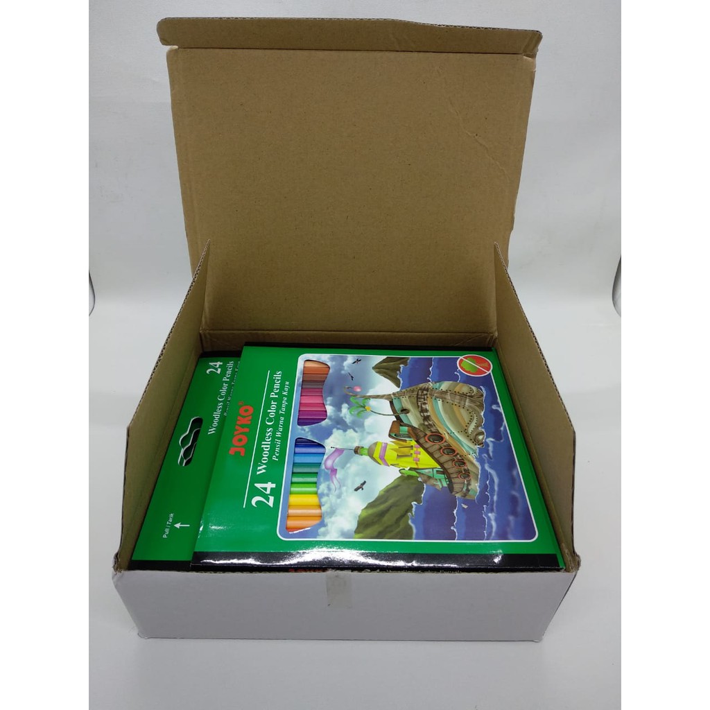 Pensil warna / Color pencils CP-104 24 warna Joyko-3