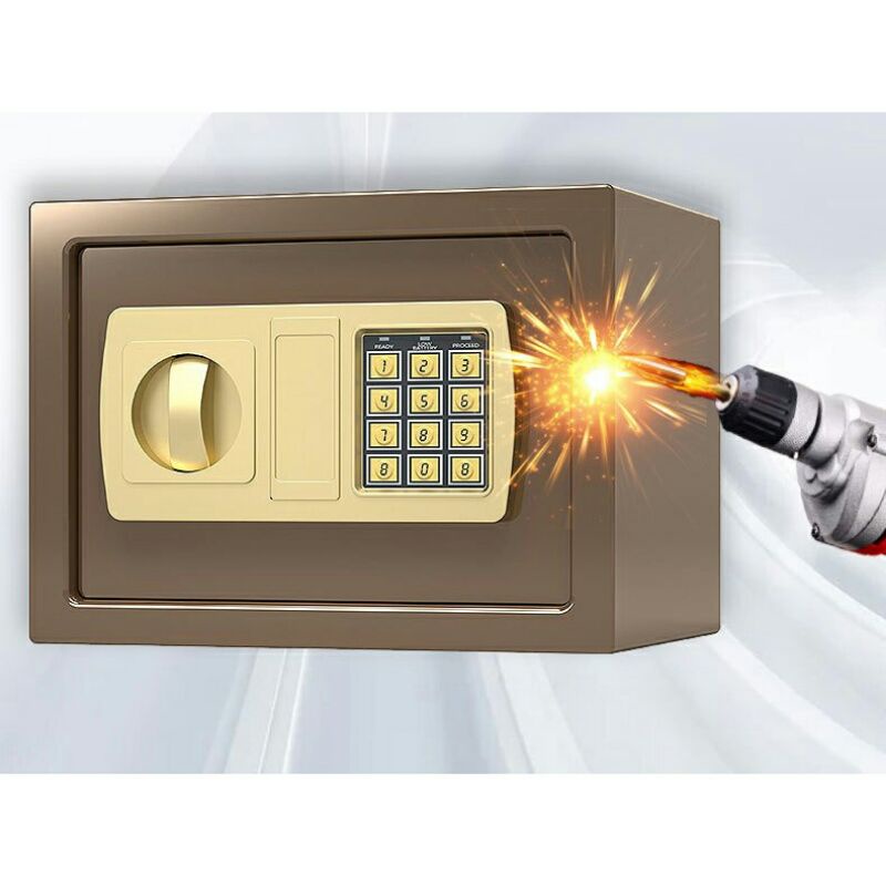 Kotak Brankas Hotel Safety Anti-Theft Box Password 31x20x20 Cm 20e