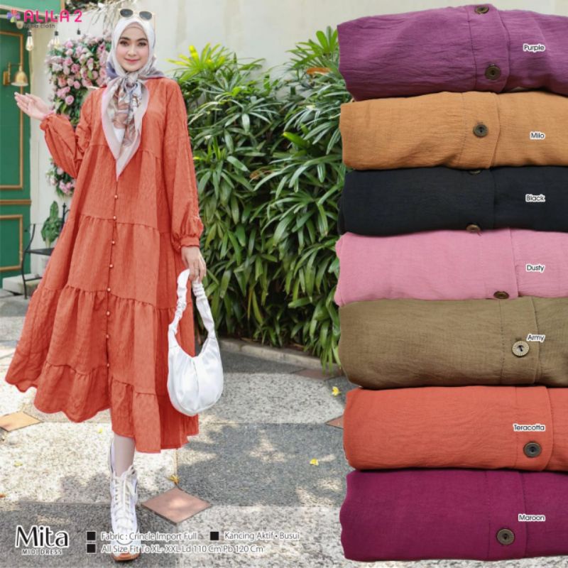 mita midi dress ori by alila