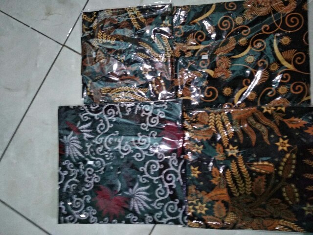Nivana Batik Couple Keluarga Atasan Batik Pria Wanita Motif Manggar