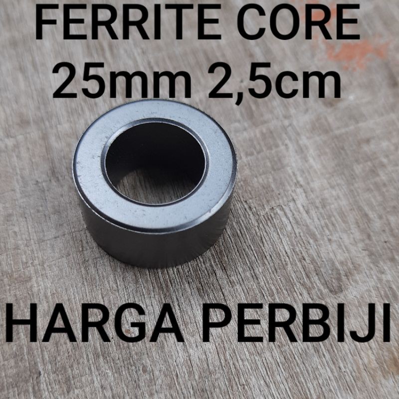 Ferrite CORE 2,5cm 25mm 2,5 cm 25 mm ferit perit core cor untuk gdt dll