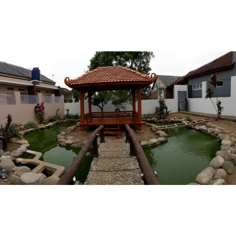 Gazebo Taman Minimalis 3x2 Meter