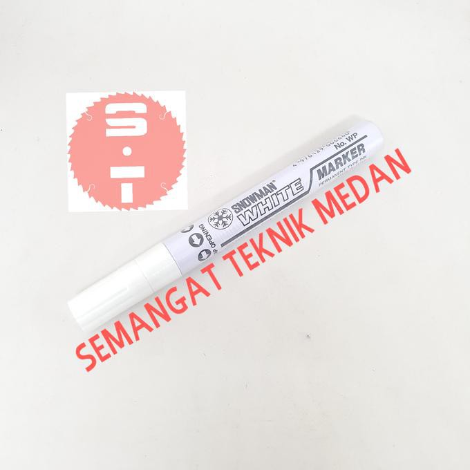 

New Paint Marker Spidol Besi Putih White Snowman Japan Jepang Smtt1 Murah