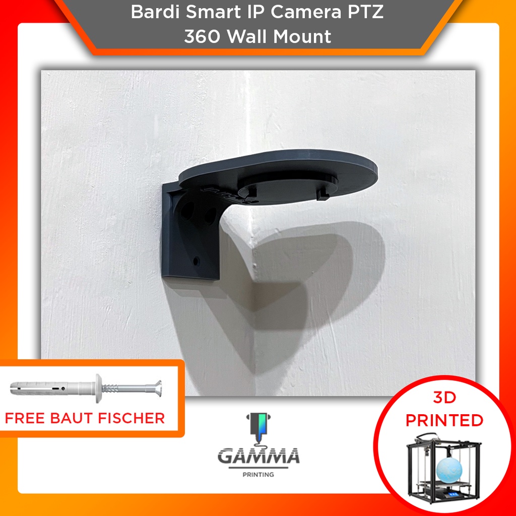 Bardi Smart IP Camera PTZ 360 CCTV Wall Mount Holder / Bracket CCTV