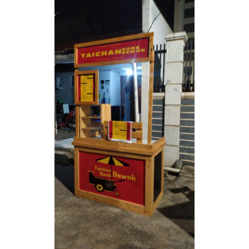 booth portable gambar etalase