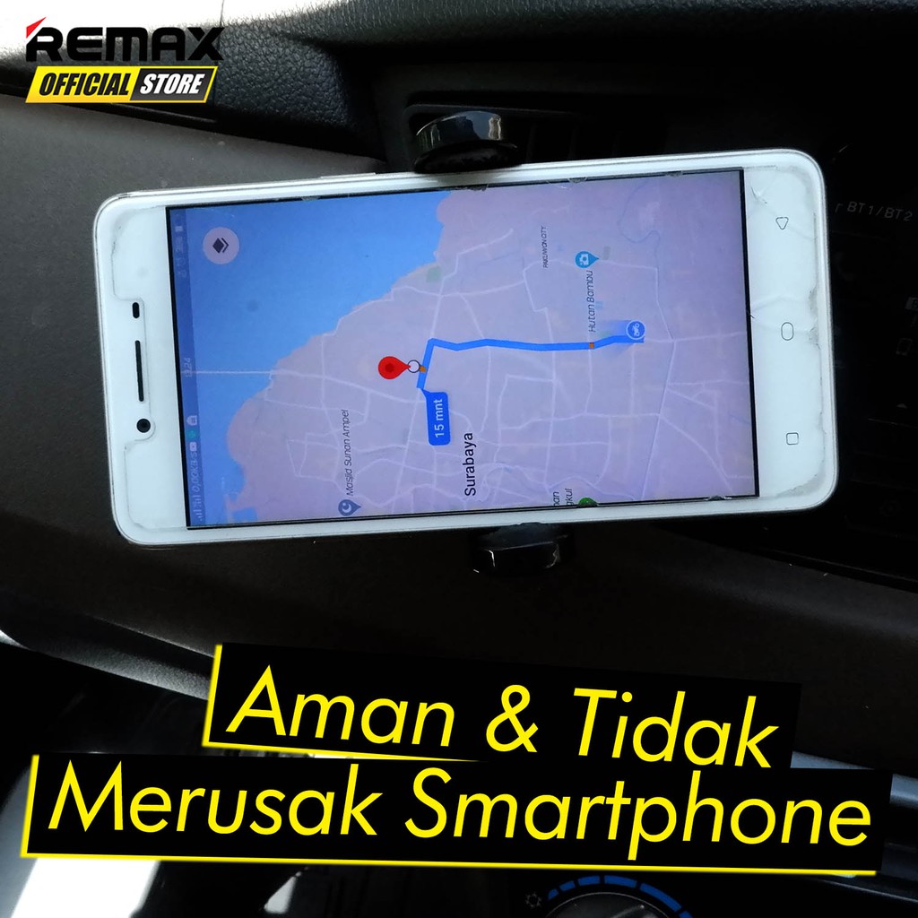 Remax Gravity Holder RM-C32 Automatic Lock Garansi Resmi Holder HP Mobil / Phone Holder / Car Holder