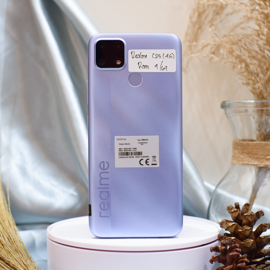 Realme C25 (4G)  Fullset- Hp Bekas Second