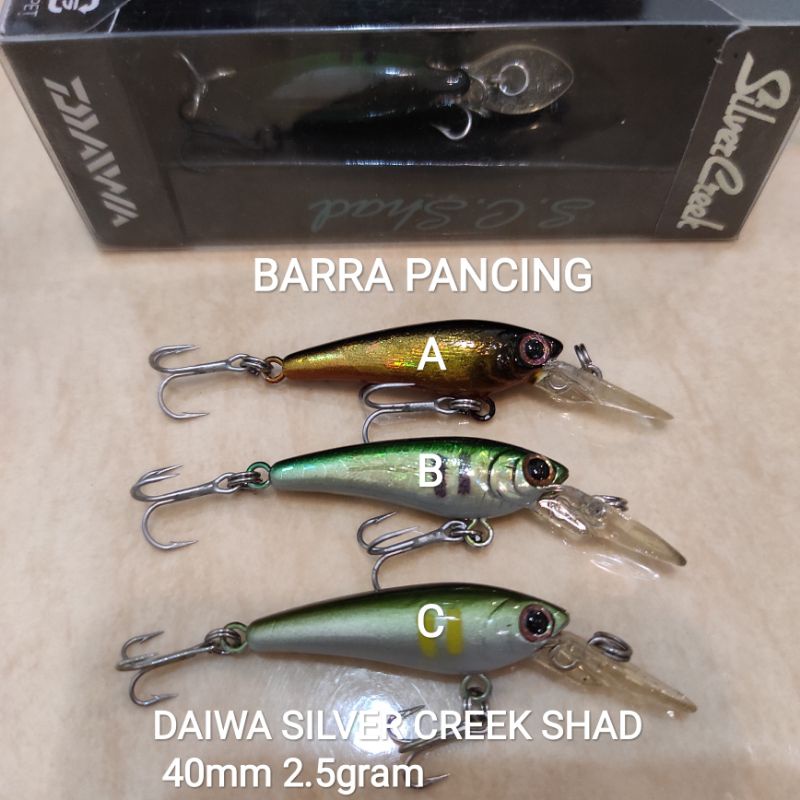 DAIWA SILVER CREEK SHAD 40mm 2.5gram Lure Minnow