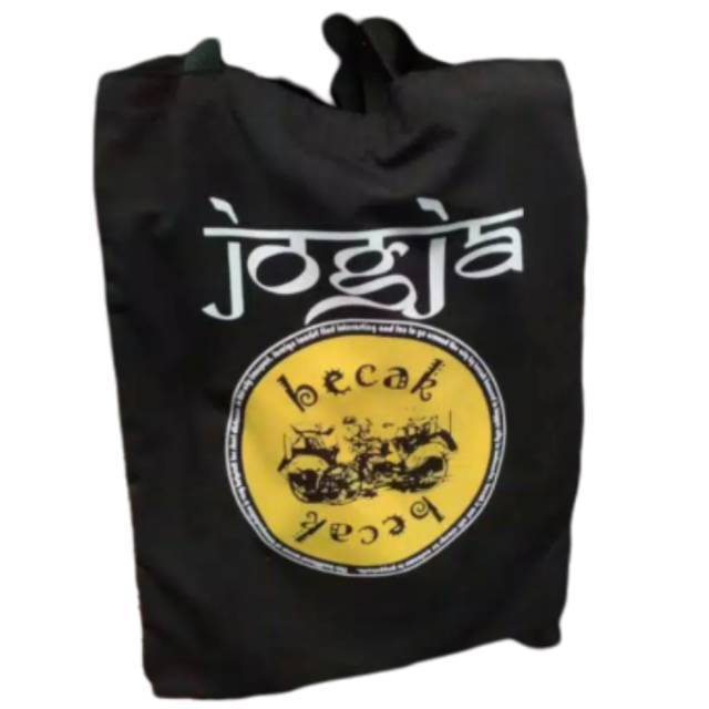 (BISA COD) TOTE BAG KHAS JOGJA UKURAN 35x25 cm BAHAN KUALITAS PREMIUM - TAS PRIA DAN WANITA