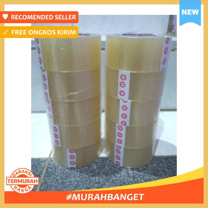

Lakban Bening Daimaru 2"X90Yard Paket 10 Roll - Pengikat & Perekat - Selotip & Double Tape