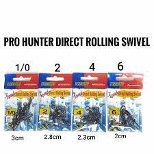 PRO HUNTER DIRECT ROLLING SWIVEL / ROLLING SCREW SNAP