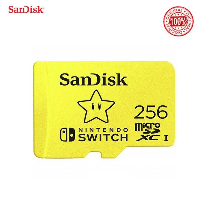 Memori Memory Card Microsd Micro Sd SANDISK Nintendo Switch 256GB ORI