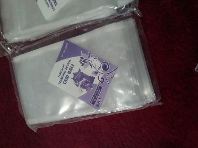 Plastik Pp Standing Pouch 16x32 Cm Klip Berdiri