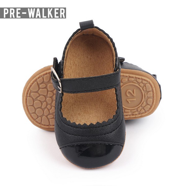 Sepatu Pesta Bayi Perempuan Sol Karet Lembut - Sepatu Prewalker Baby Flatshoes Girl S1230