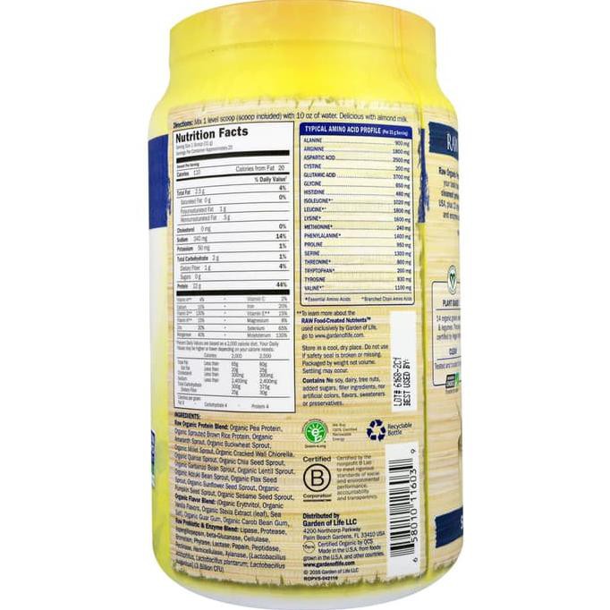 organic plant based formula