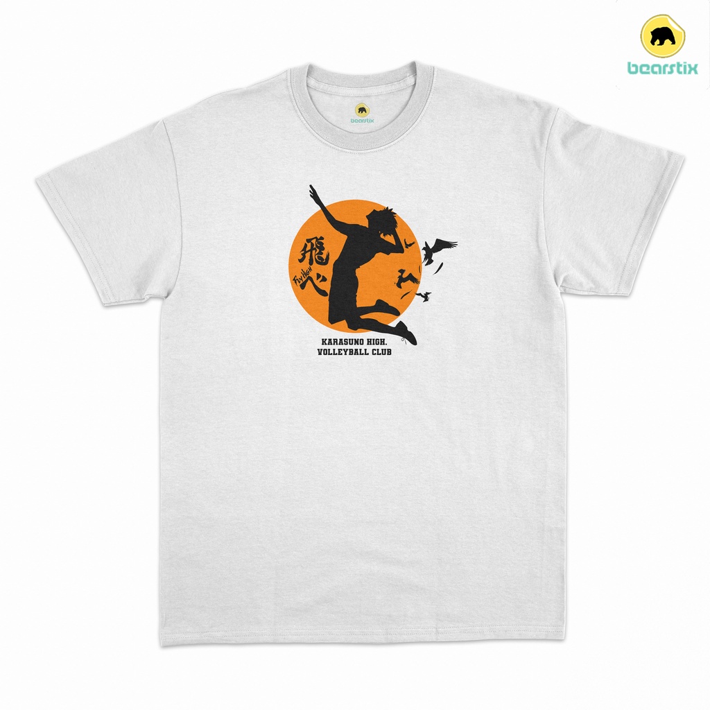 BEARSTIX - T SHIRT KARASUNO HIGH VOLLEYBALL CLUB - T SHIRT HINATA SHOYO - KAOS ANIME HAIKYUU