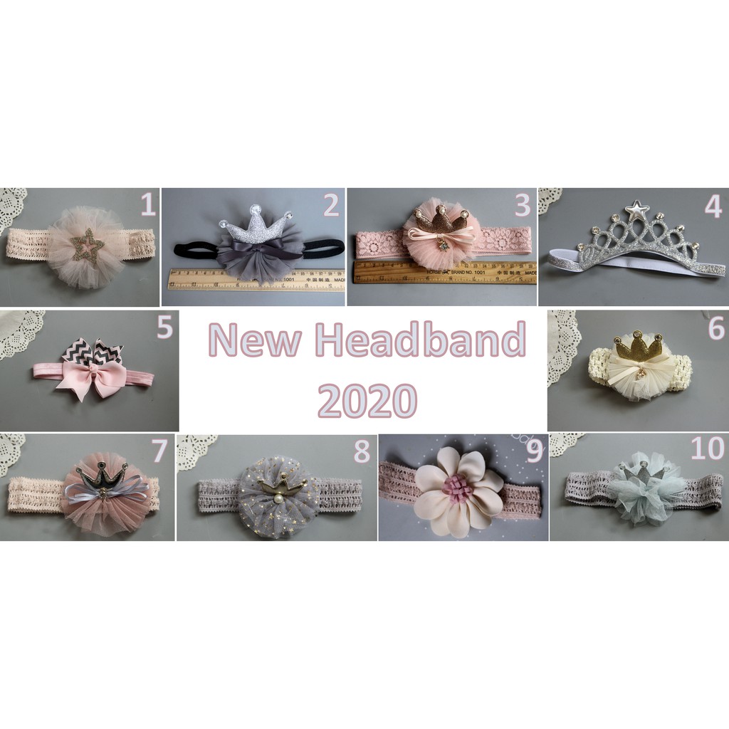 [JOYLEEN BEBE] Princess soft headband bayi dan toddler