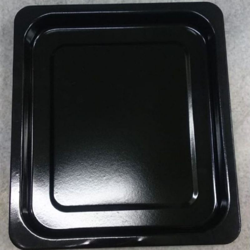 Loyang Tempat Wadah Oven Kue Roti Warna Hitam 35 x 30 x 2,5 cm