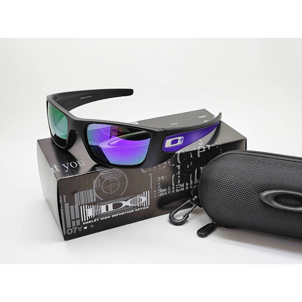 kacamata OAKLEY FUELCELL POLARIZED hitam fullset