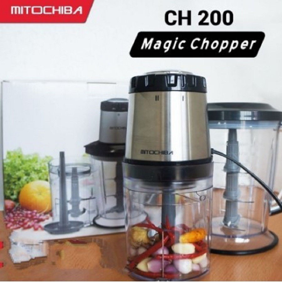 Chopper Mitochiba CH200 Magic Chopper Choper Penggiling Daging 2 Liter