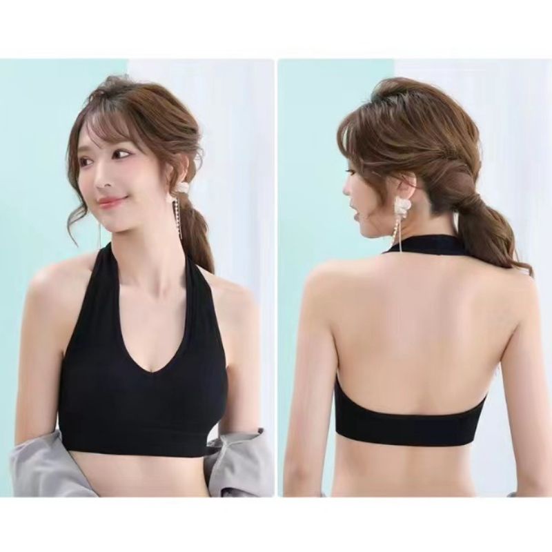 GR301 BRA WANITA TANPA KAWAT/BRALETTE PUSH UP OLAHRAGA IKAT LEHER