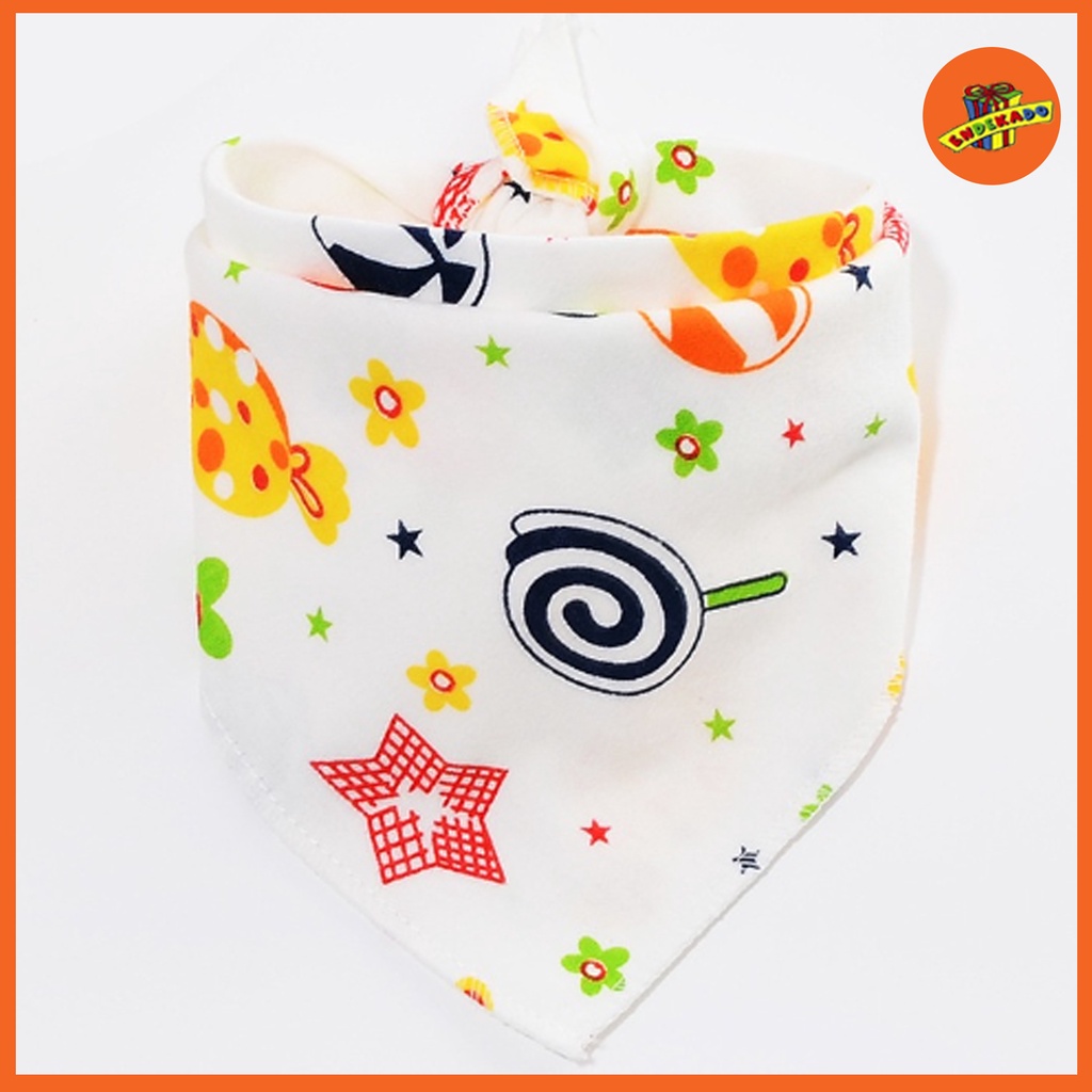 MAKASSAR! Baby Bib / Slabber Segitiga Bayi / Celemek Makan Bayi Murah