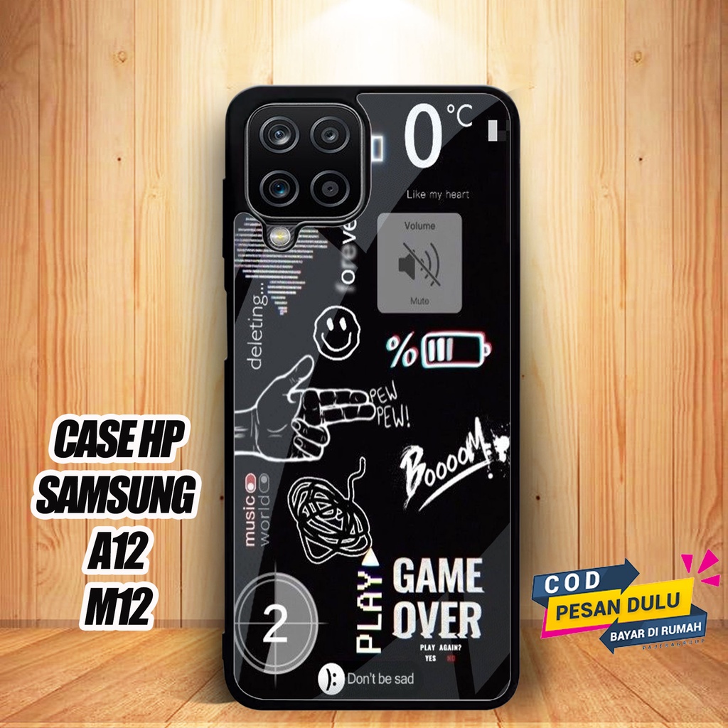 Case SAMSUNG A12 M12 [NASA TIKET] Fashion Case SAMSUNG - Case Hp SAMSUNG - Sarung Hp SAMSUNG - Case 