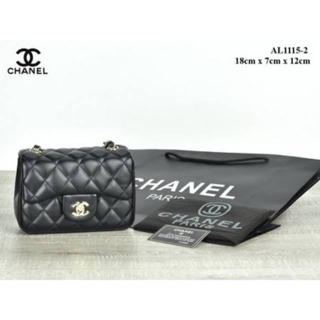 Tas Chanel Classic Mini Square (L) AL1115-2
