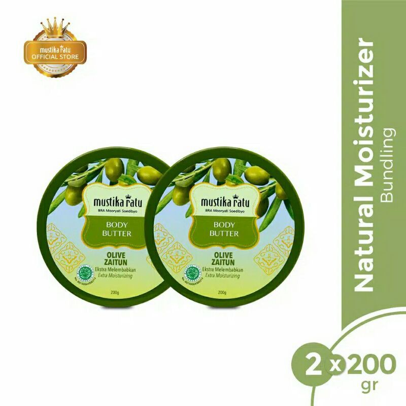 (GROSIR)MUSTIKA RATU BODY SCRUB ZAITUN 200GR