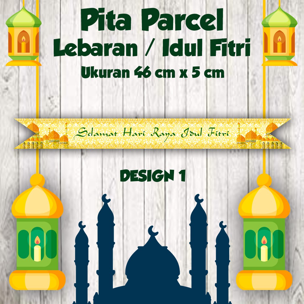 Label Parcel Pita Parcel Selamat Hari Raya Idul Fitri Shopee
