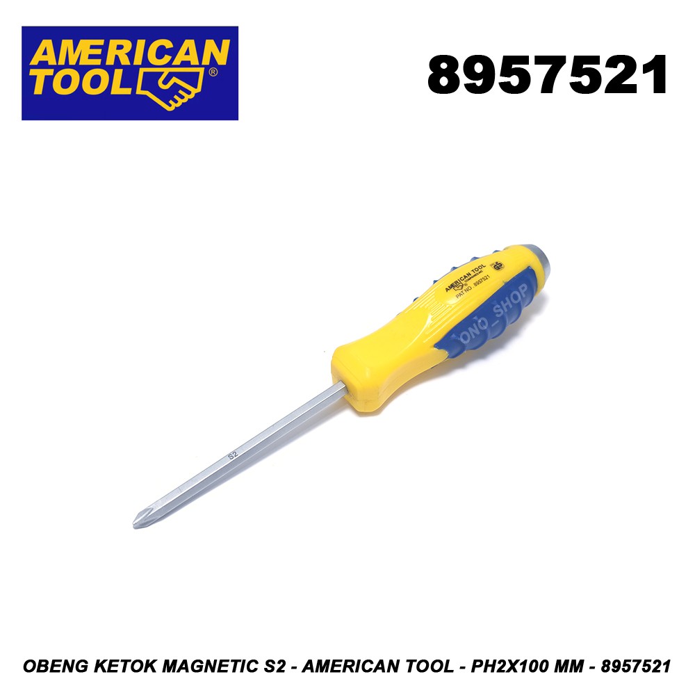 Obeng Ketok Magnetic S2 - American Tool - PH2x100 - 8957521