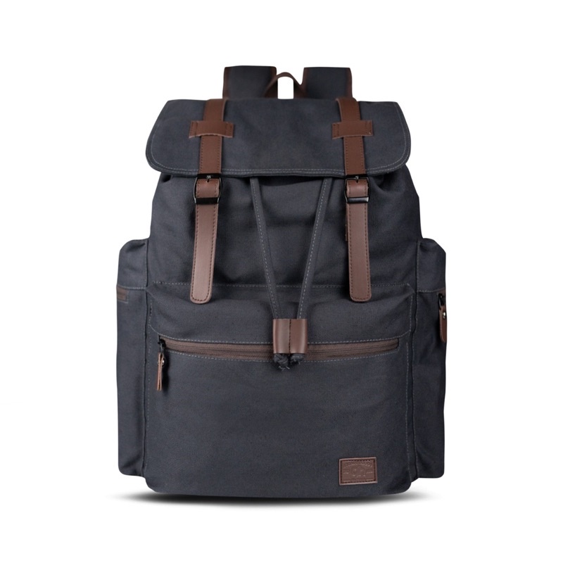 BEST SELLER!! RANSEL PRIA GHbag Dimane BARNES CANVAS  import backpack pria wanita kuat bagus HA R8Z4