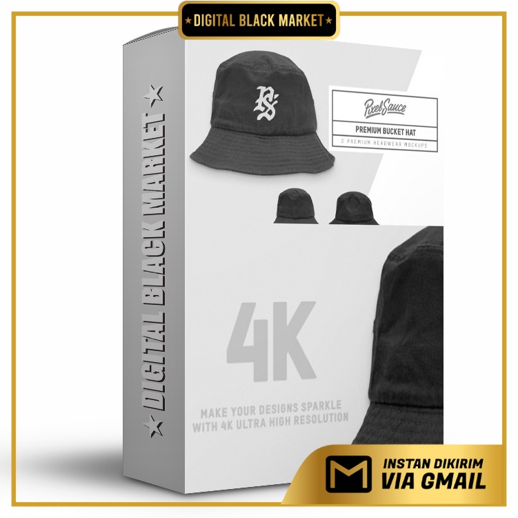 Premium Bucket Hat Mockups - Adobe Photoshop