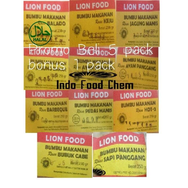

BEST DEAL BUMBU TABUR HALAL & DEPKES 250GR - BALADO !!