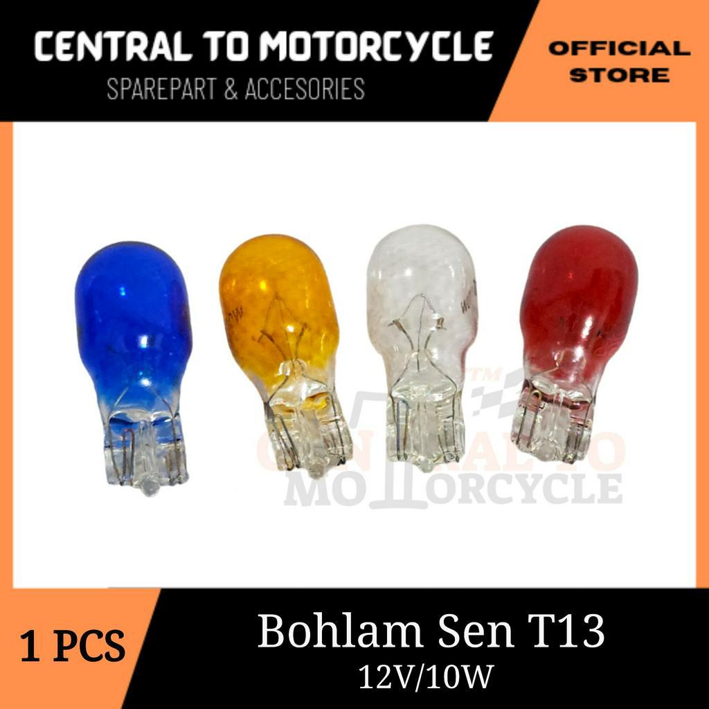 1 Buah Lampu Bohlam Sen T13 12V/10W Bisa Untuk Semua Motor