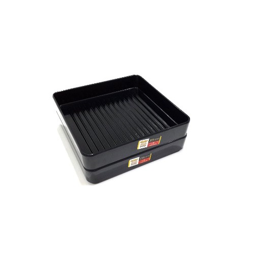 PIRING SHABU SHABU P4807 Piring Melamin Kotak Susun Golden Dragon -  Piring  6,25 inc HITAM