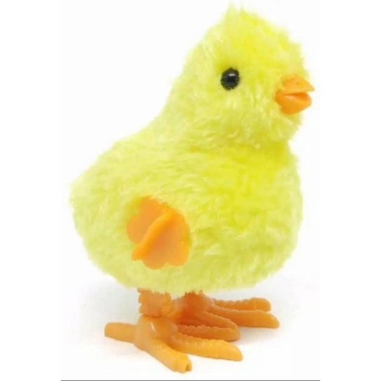 MAINAN ANAK AYAM BERJALAN MODEL PUTAR , Ayam Putar Jam - AYAM KECIL