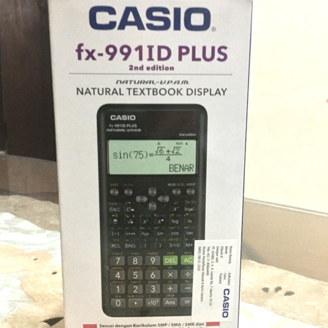 

Kalkulator Scientific Casio FX-991ID Plus