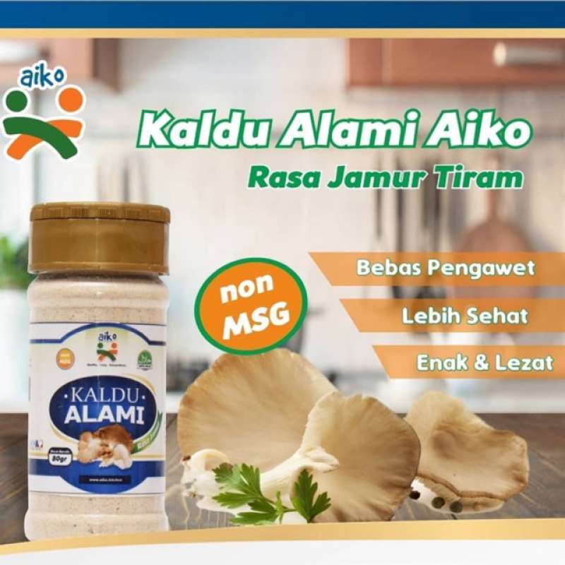 *FRAULEINCO* Kaldu Mpasi Alami Aiko rasa ayam, Sapi dan Jamur tiram No MSG 70gr / Kaldu alami tanpa msg EXP 2023