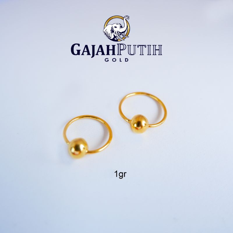 1gr Anting Model Dakocan Emas Asli kodeO410