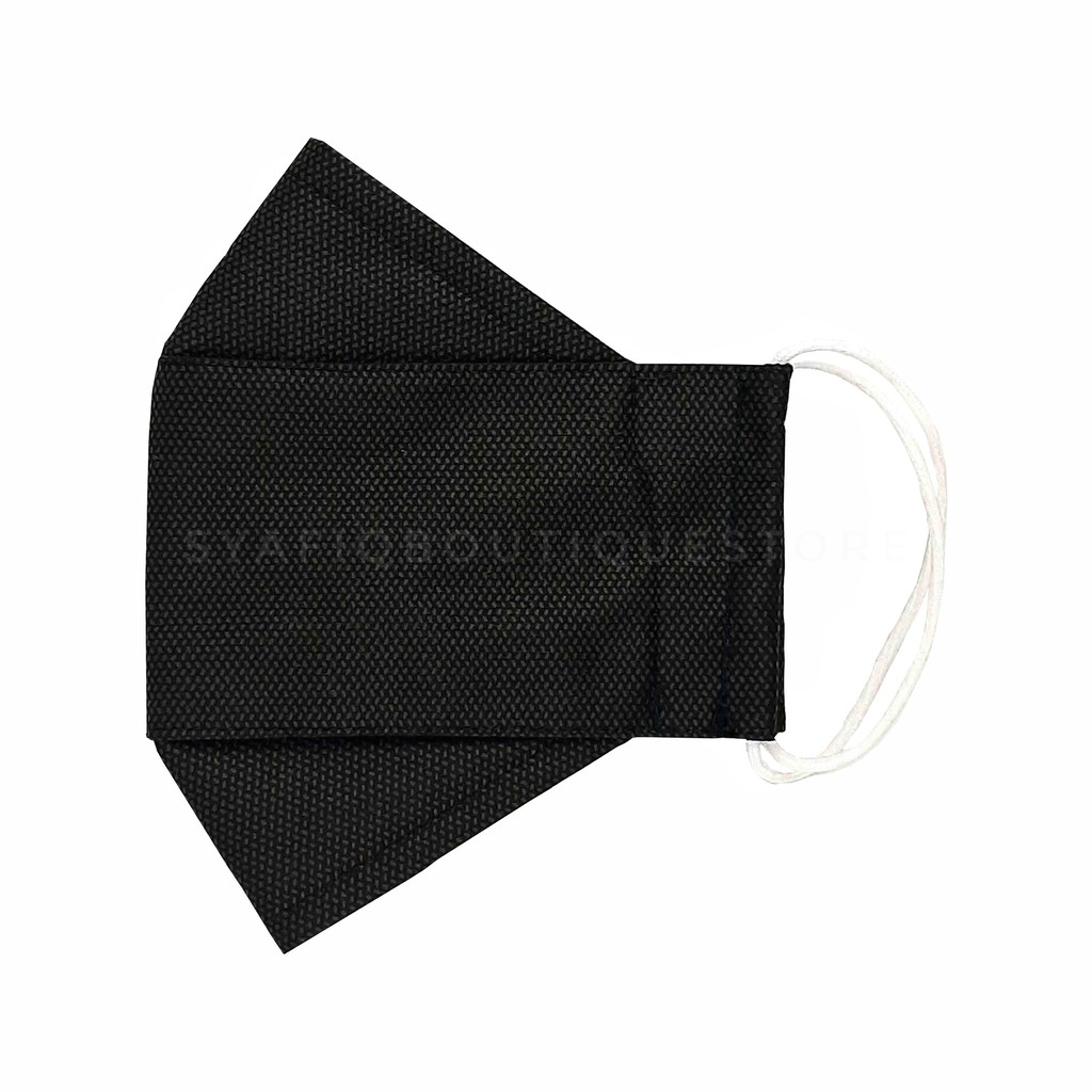 Masker KF94 Korea Hitam Bisa Dicuci Disposable Face Mask KF94 mask