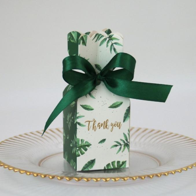 

GREEN PAPERBOXES GIFT BAG WEDDING GIFT BOX BIRTHDAY PARTY CHRISTMAS SU DSFD2215645