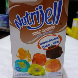  Nutrijel coklat  jelly powder agar agar netto 20 gram 