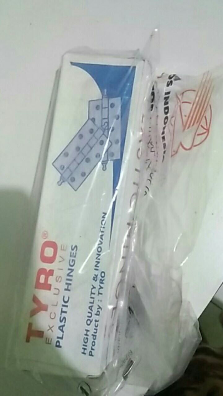 Engsel Pintu Pvc Kamar Mandi 4 Inch Plastik Putih Coklat