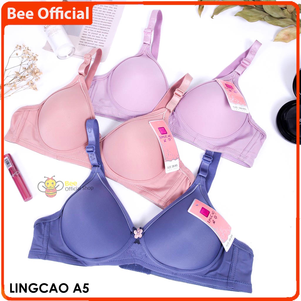 BEE - Bh Lingcao Original / Bra Push Up Bh Busa Tanpa Kawat Lingcao A5