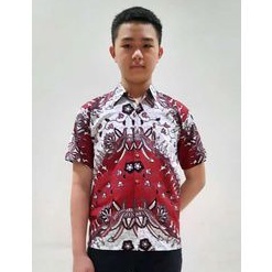 Baju Anak Laki-Laki Batik Nagita Merah