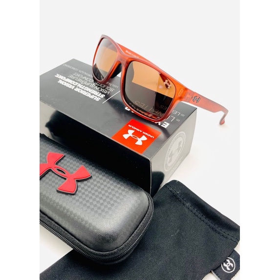 kacamata pria/wanita polarized UA super fullset murah sunglass anti UV lensa Polar - kacamata hitam outdoor jogging running biker sepeda golf mancing paser ikan