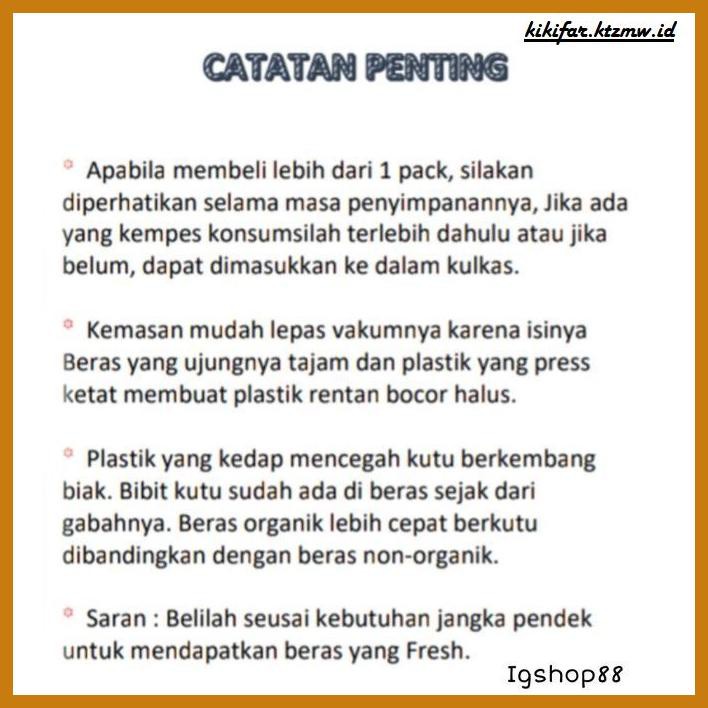 

ANEKA-BERAS- BERAS HITAM ORGANIK KUALITAS EKSPOR (BERSERTIFIKAT) 5KG -BERAS-SEHAT.