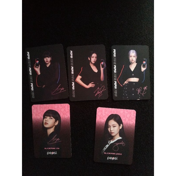 Photocard blackpink X pepsi